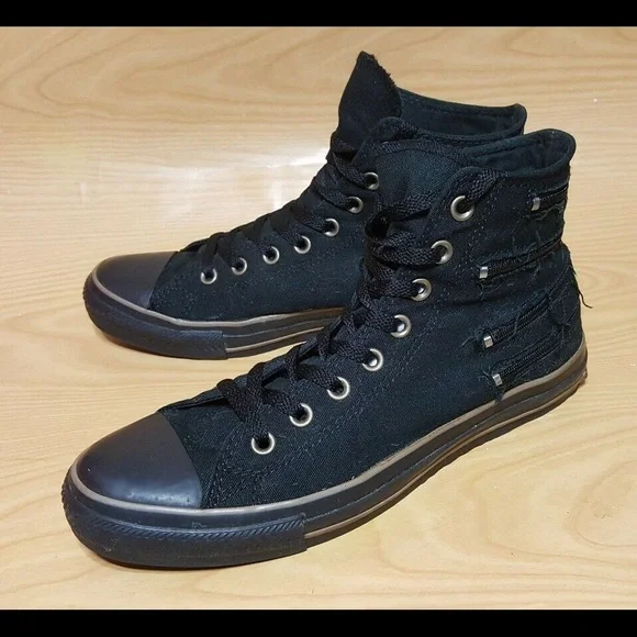 Vintage Converse All Star Chuck Black Hi Top 9 - Picture 3 of 8